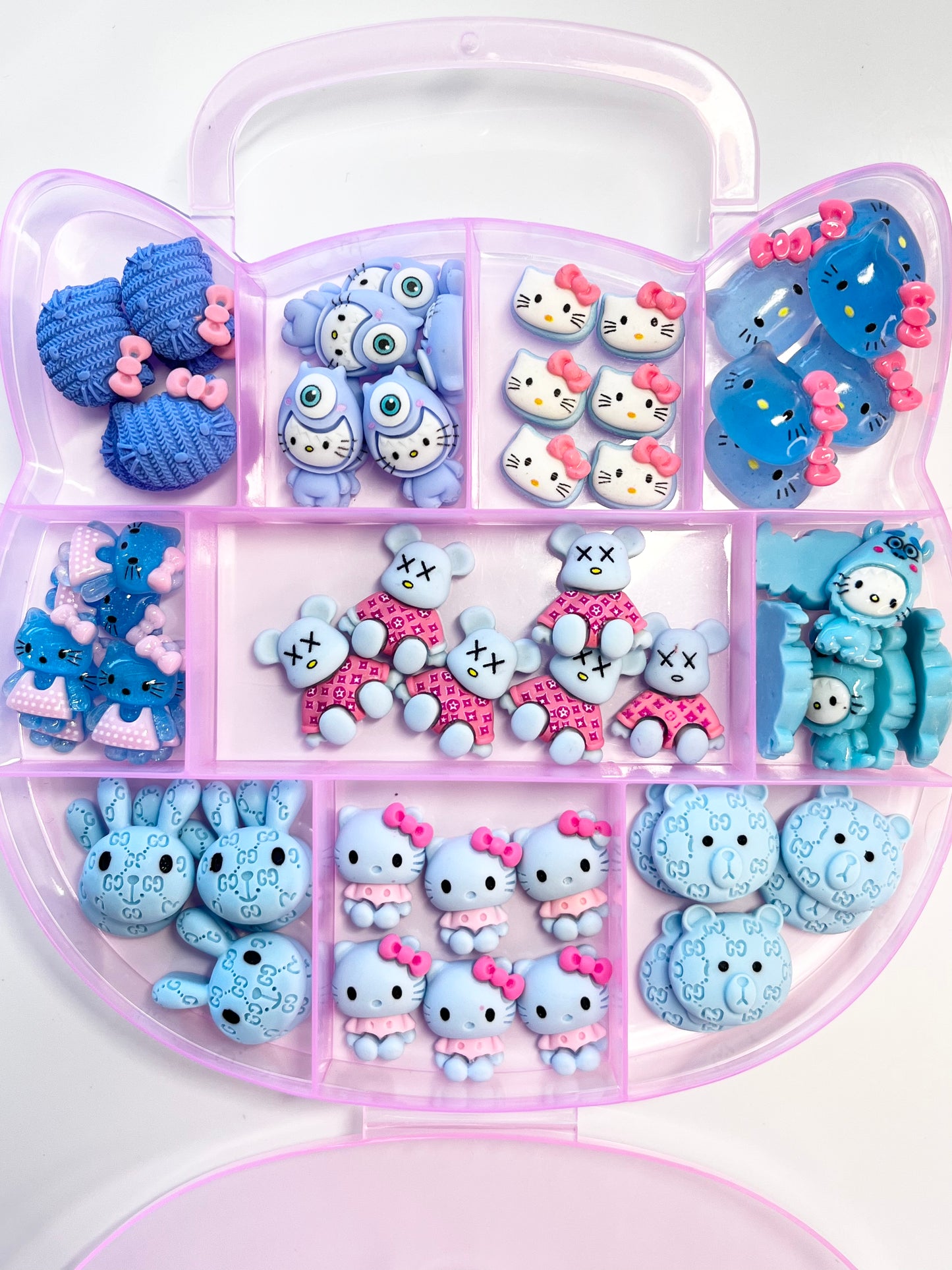 Blue Designer Hello Kitty Mix Set